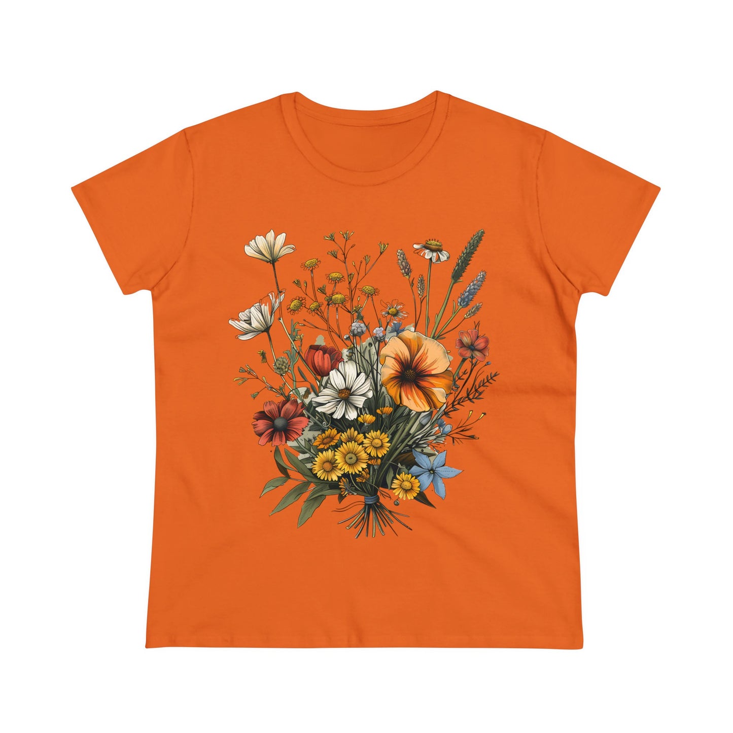 Wildflowers - Women's Midweight Cotton Tee