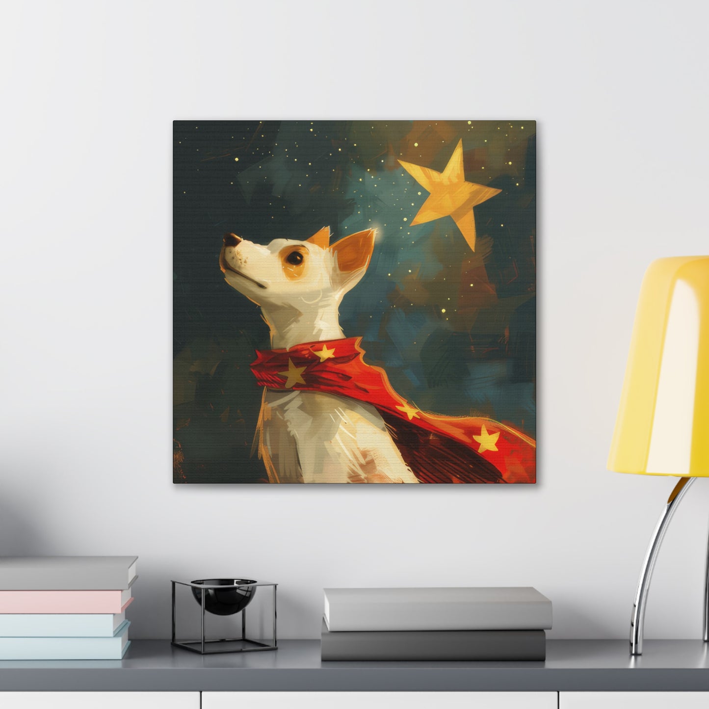 Star Dog Hero - Canvas Stretched, 0.75"