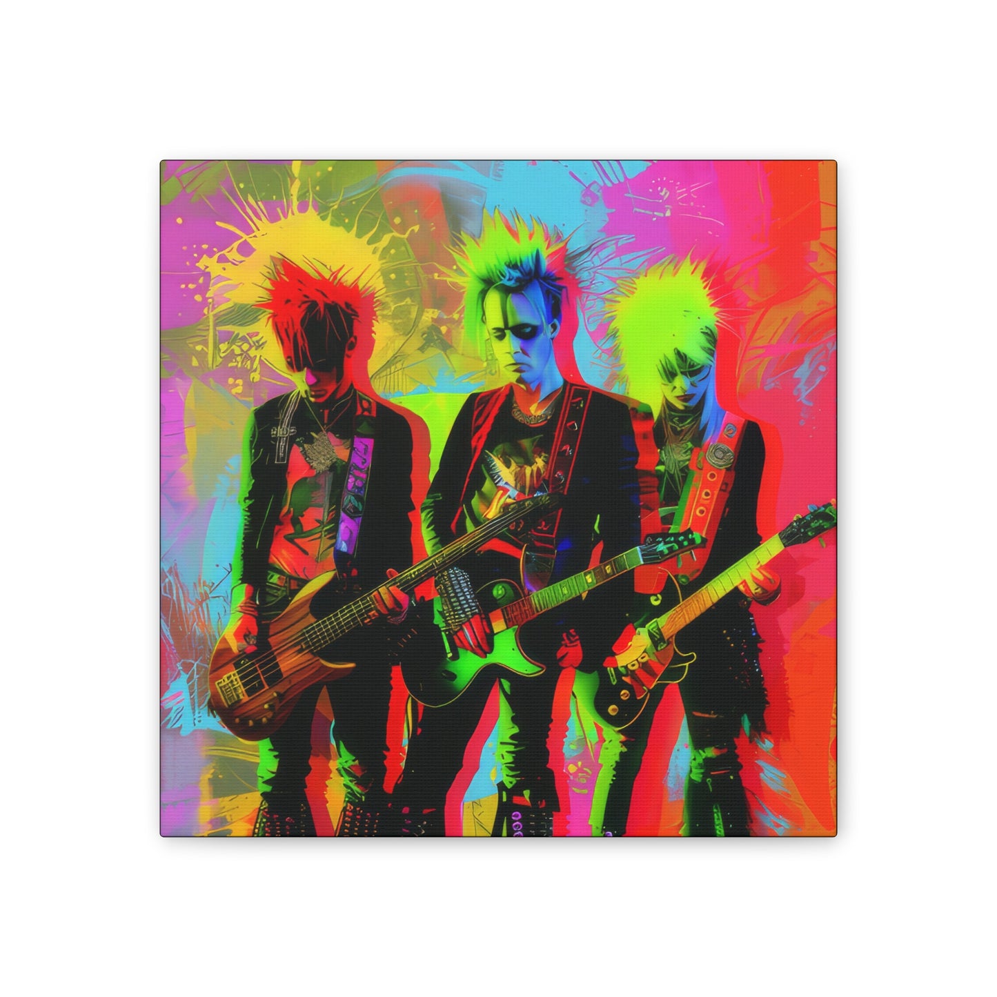 Punk Rockers - Canvas Stretched, 0.75"