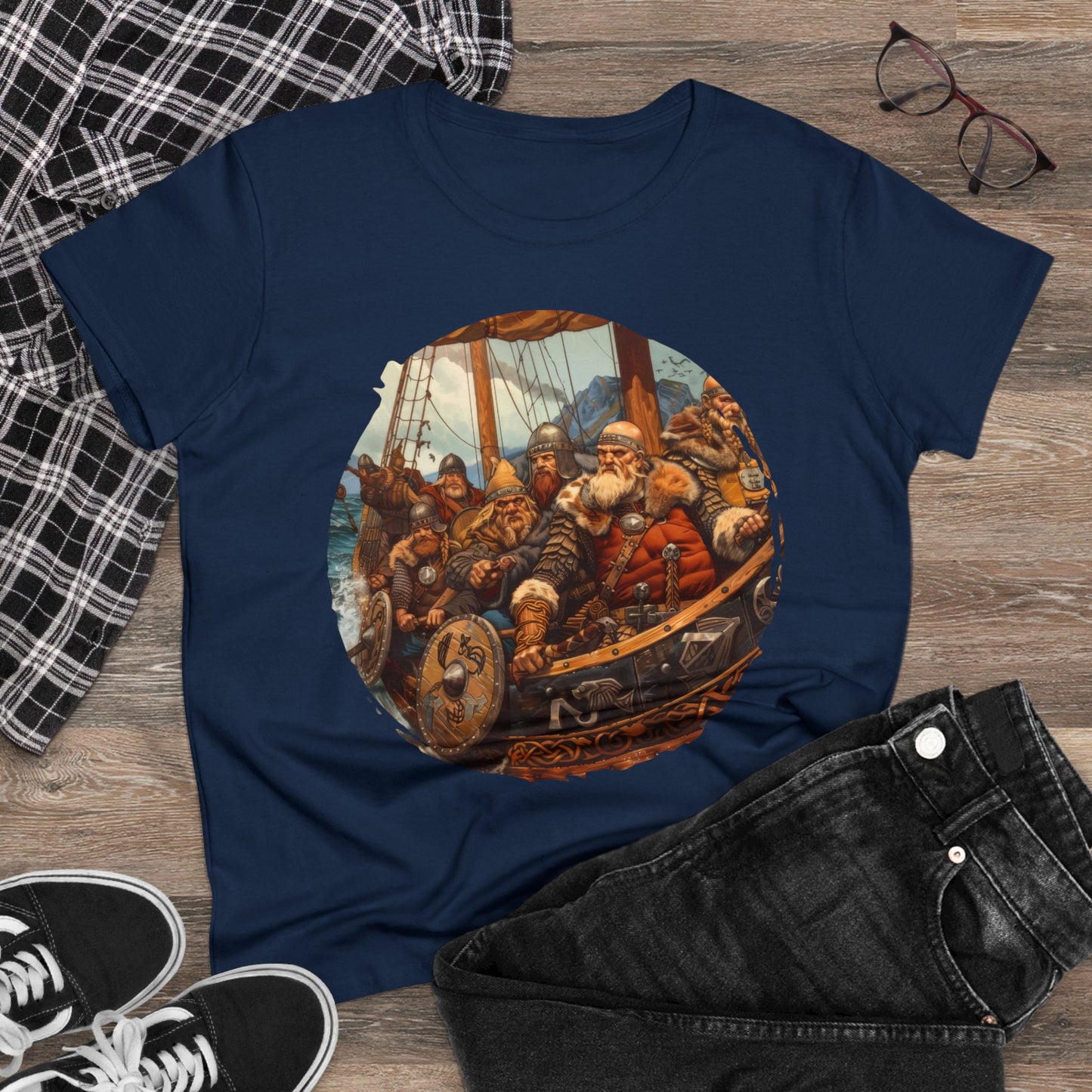 Vikings - Fantasy - Women's Midweight Cotton Tee