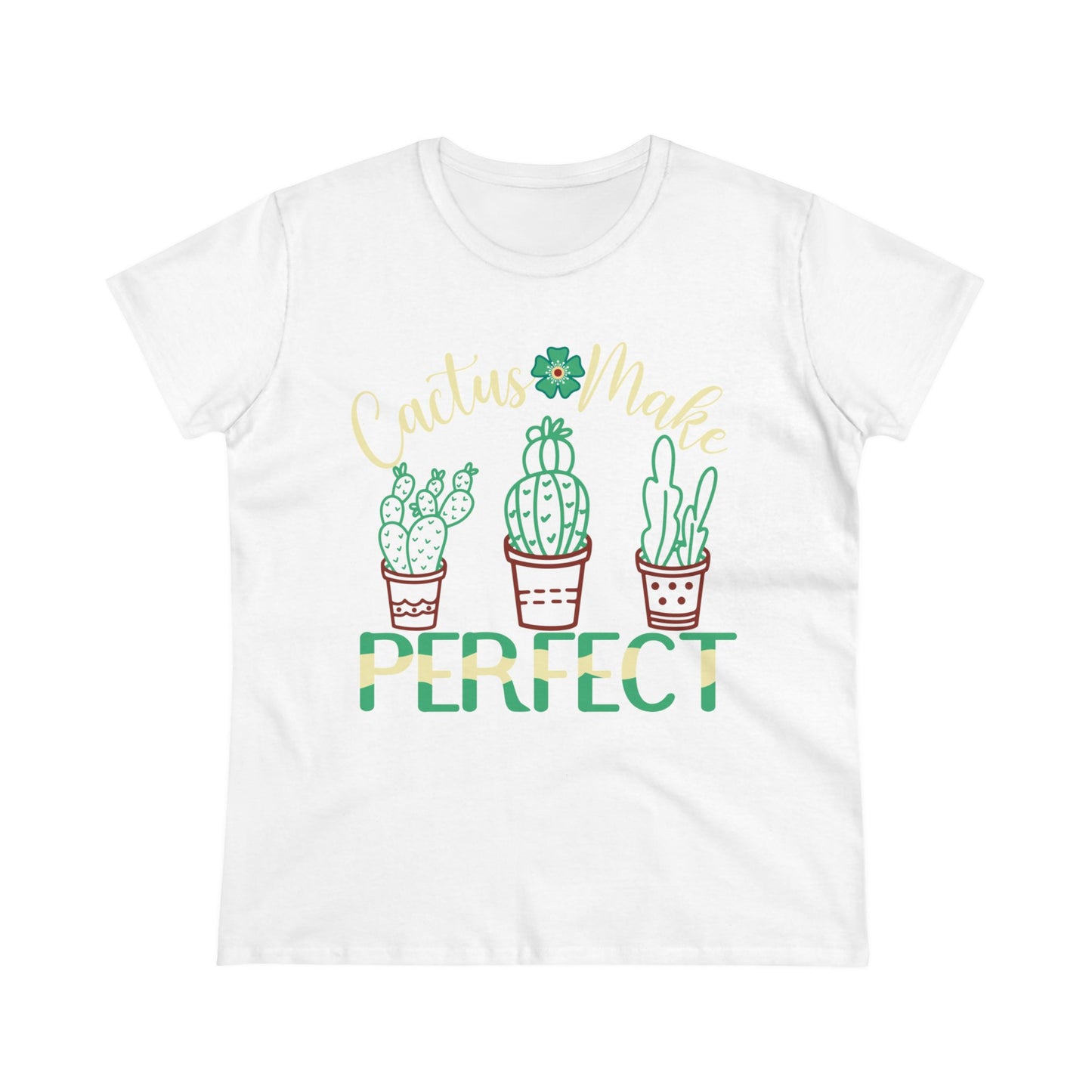 Cactus Makes Perfect - Gardening - Women's Midweight Cotton Tee