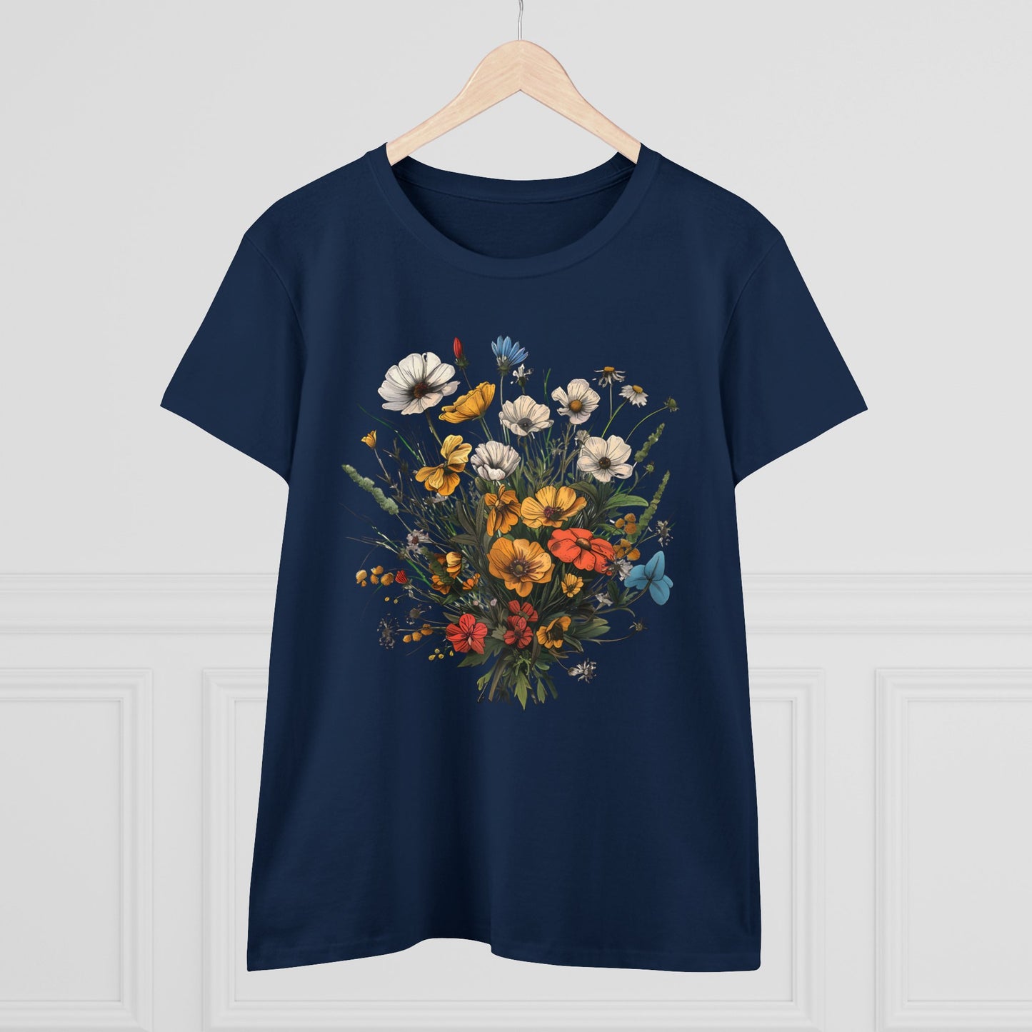 Wildflowers - Women's Midweight Cotton Tee