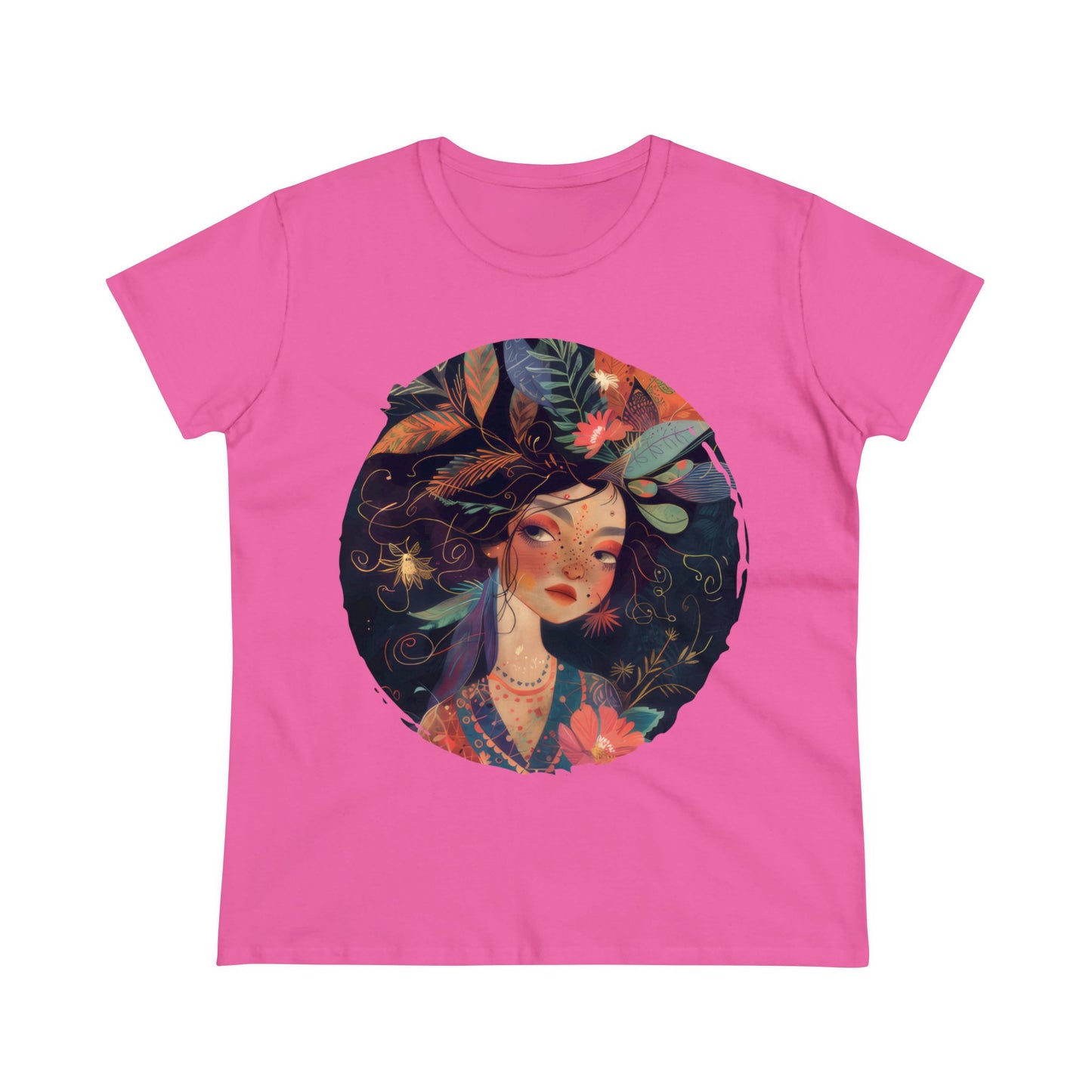 Flower Girl - Women's Midweight Cotton Tee