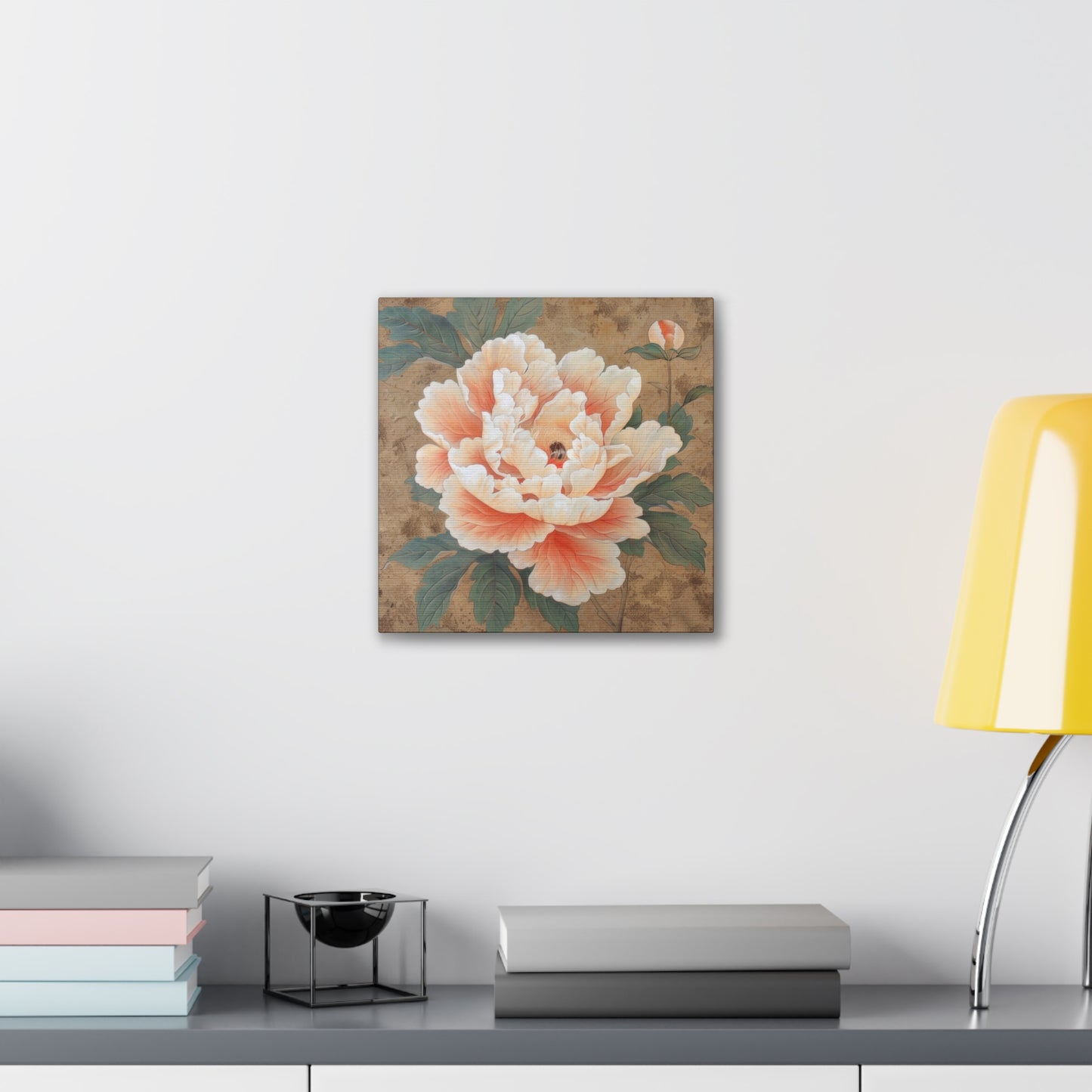 Peony - Canvas Stretched, 0.75"