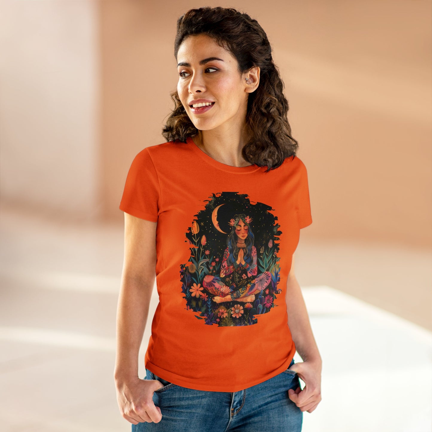 Meditation - Women's Midweight Cotton Tee