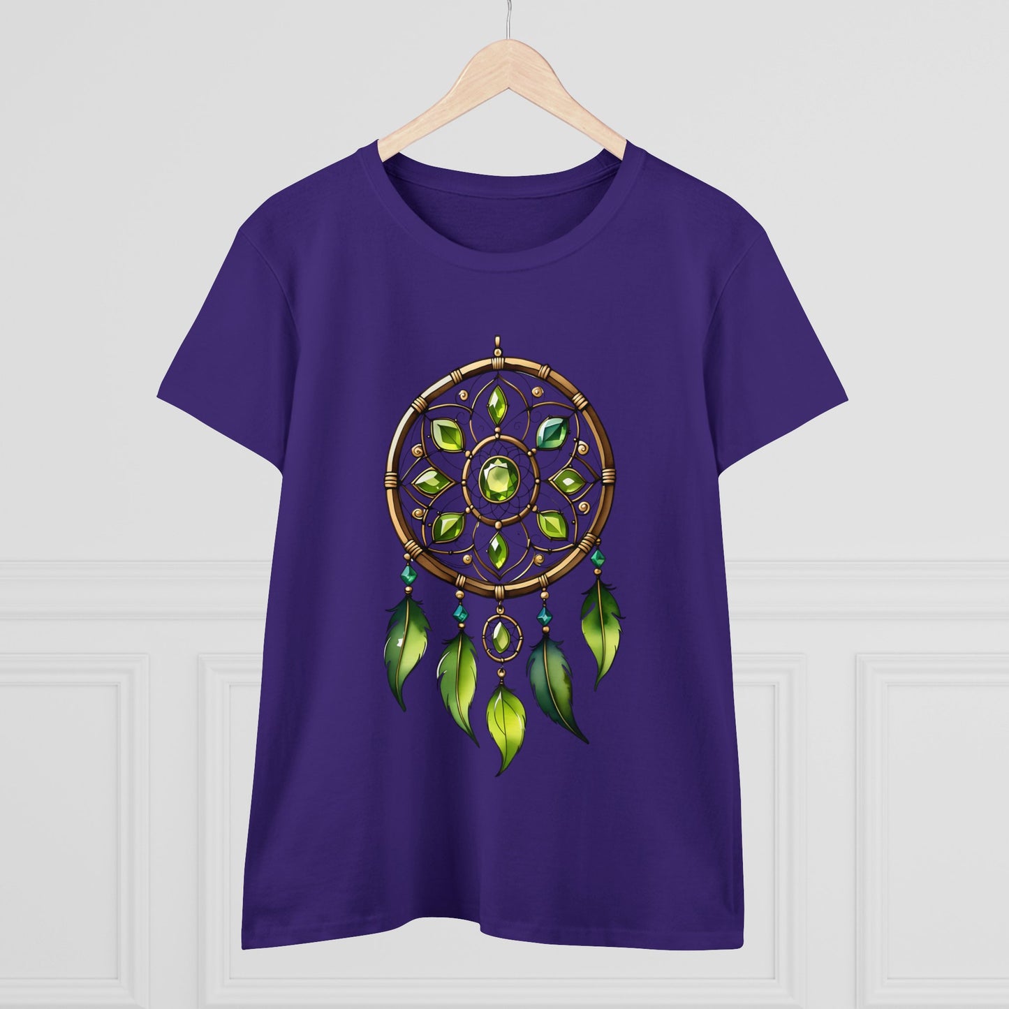 Peridot Dream Catcher - Leo - Astrology - Women's Midweight Cotton Tee