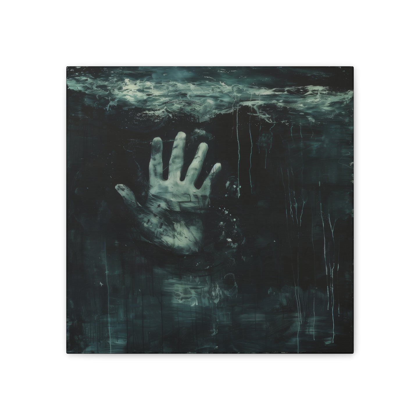 Not Waving But Drowning - Canvas Stretched, 0.75"