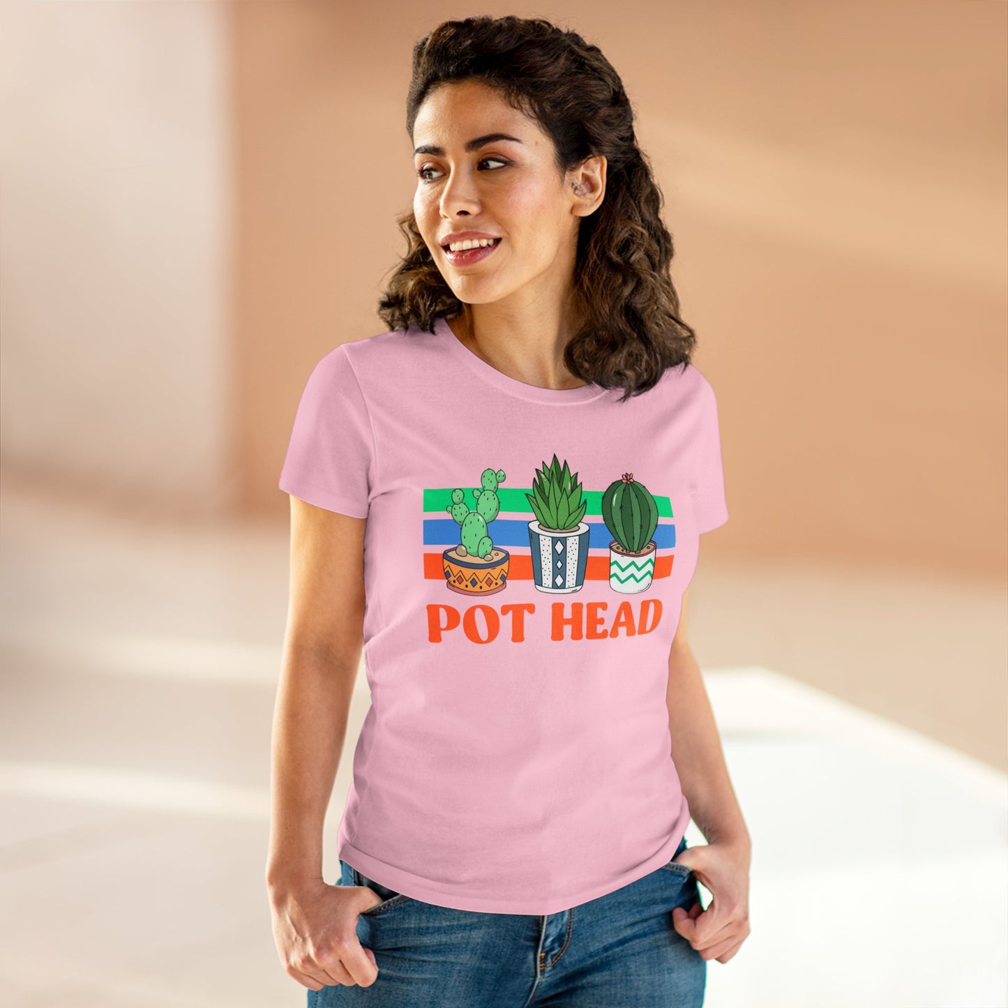 Pot Head - Gardening - Women's Midweight Cotton Tee