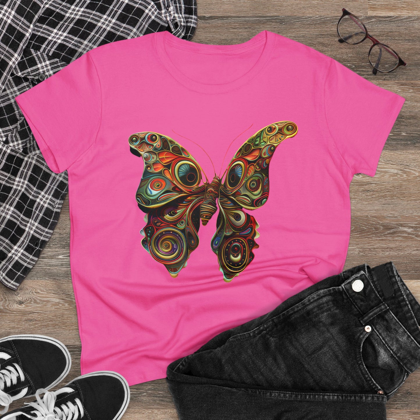 Butterfly - Women's Midweight Cotton Tee