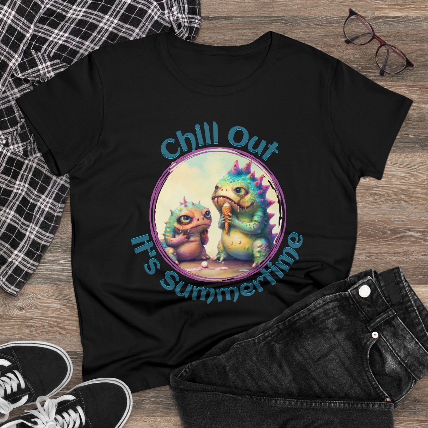 Chill Out for Summer - Women's Midweight Cotton Tee