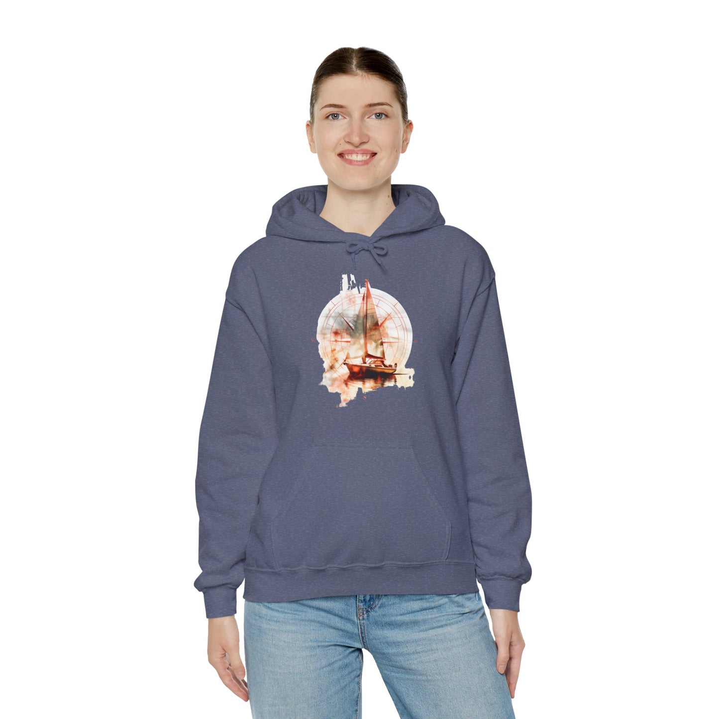 Sailing - Unisex Heavy Blend™ Hooded Sweatshirt