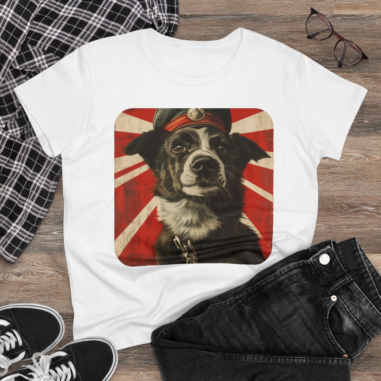 Comrade Canine - Women's Midweight Cotton Tee