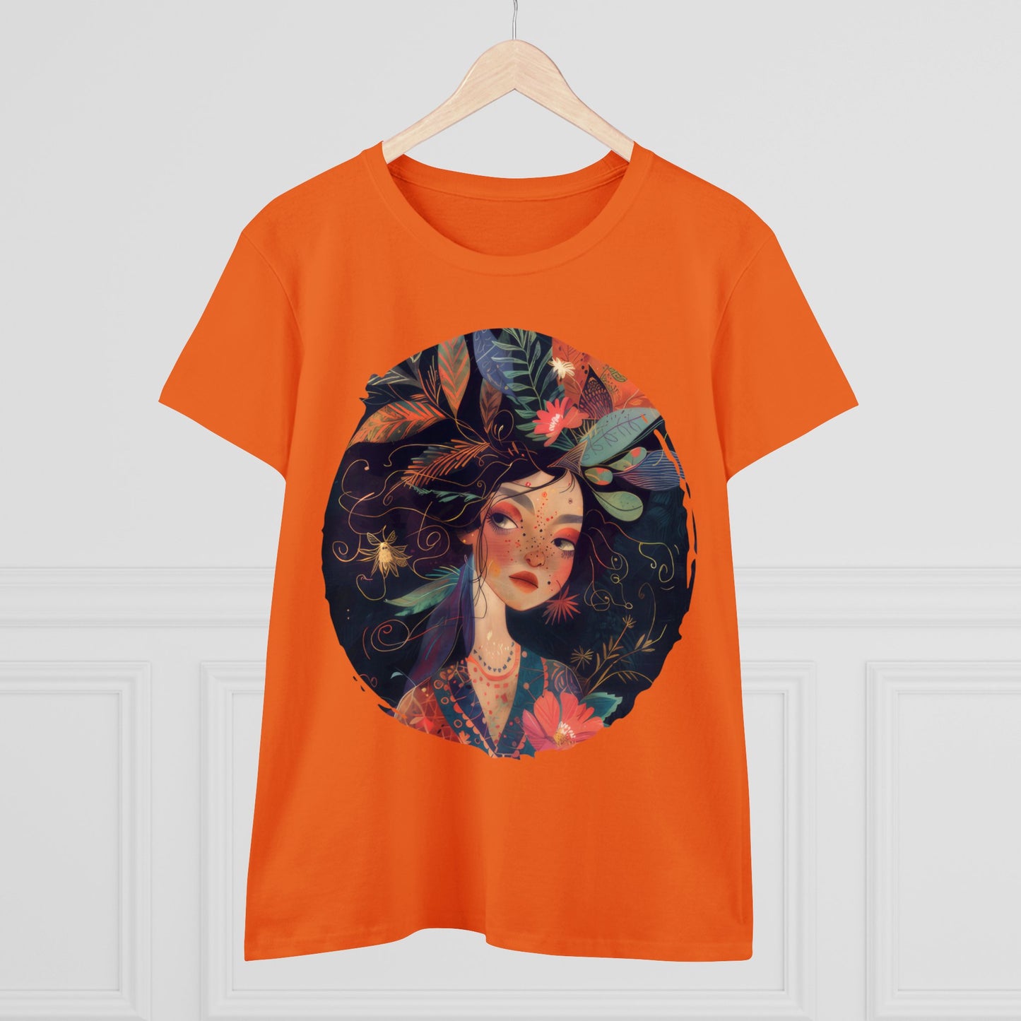 Flower Girl - Women's Midweight Cotton Tee