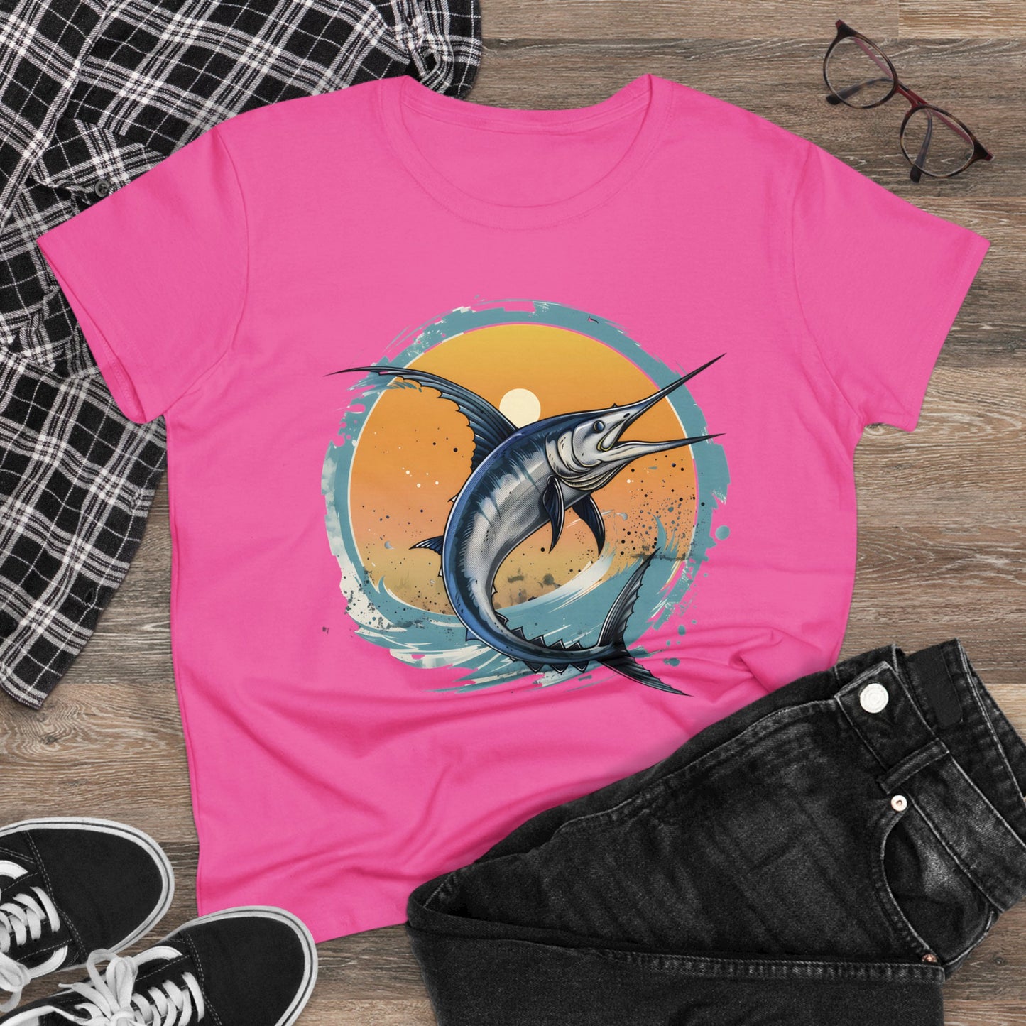 Marlin - Women's Midweight Cotton Tee