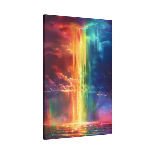 Rainbow Storm - Canvas Stretched, 0.75"