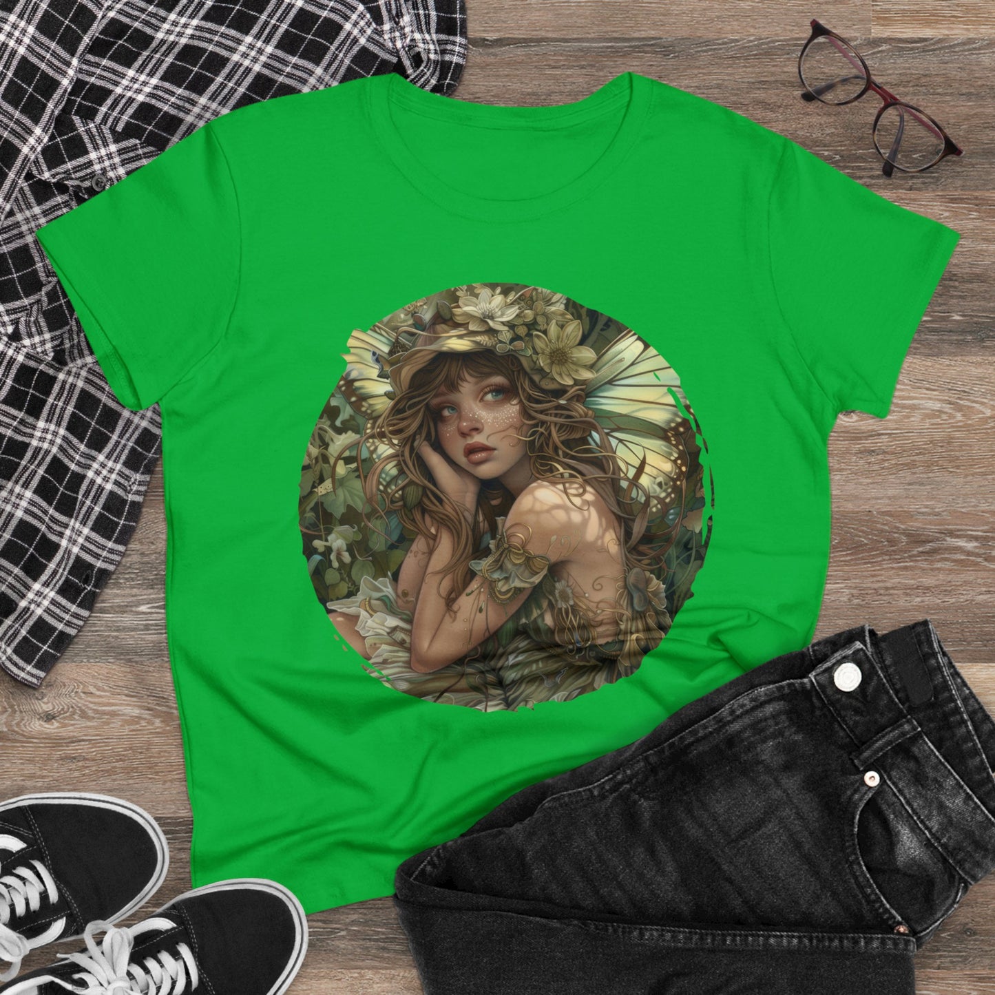 Fairy - Fantasy - Women's Midweight Cotton Tee