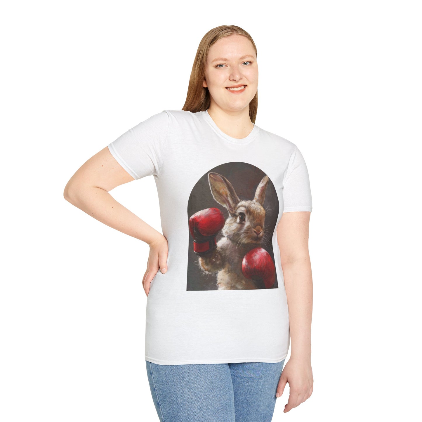 Boxing Bunny - Unisex Softstyle T-Shirt