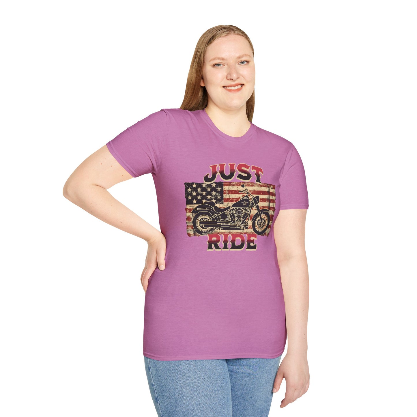 Just Ride - Unisex Softstyle T-Shirt