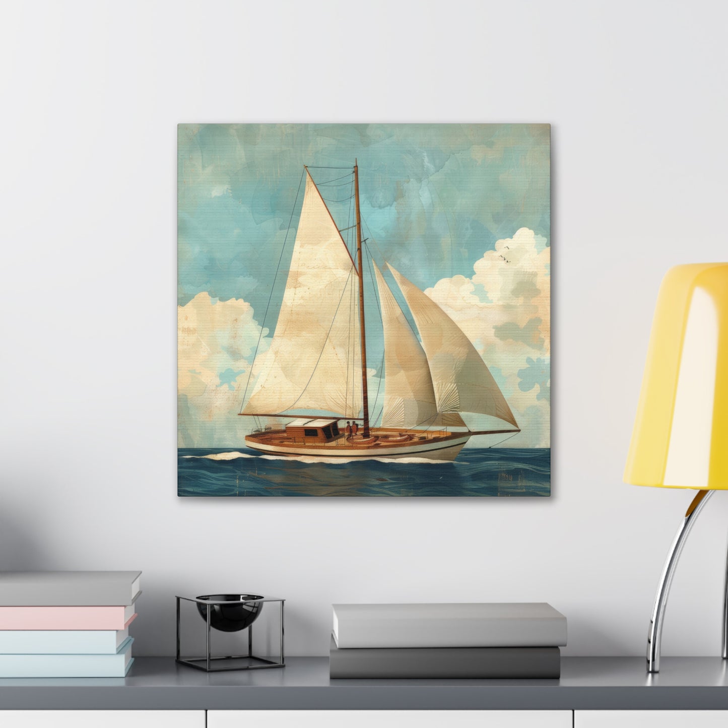 Sailing  - Canvas Stretched, 0.75"