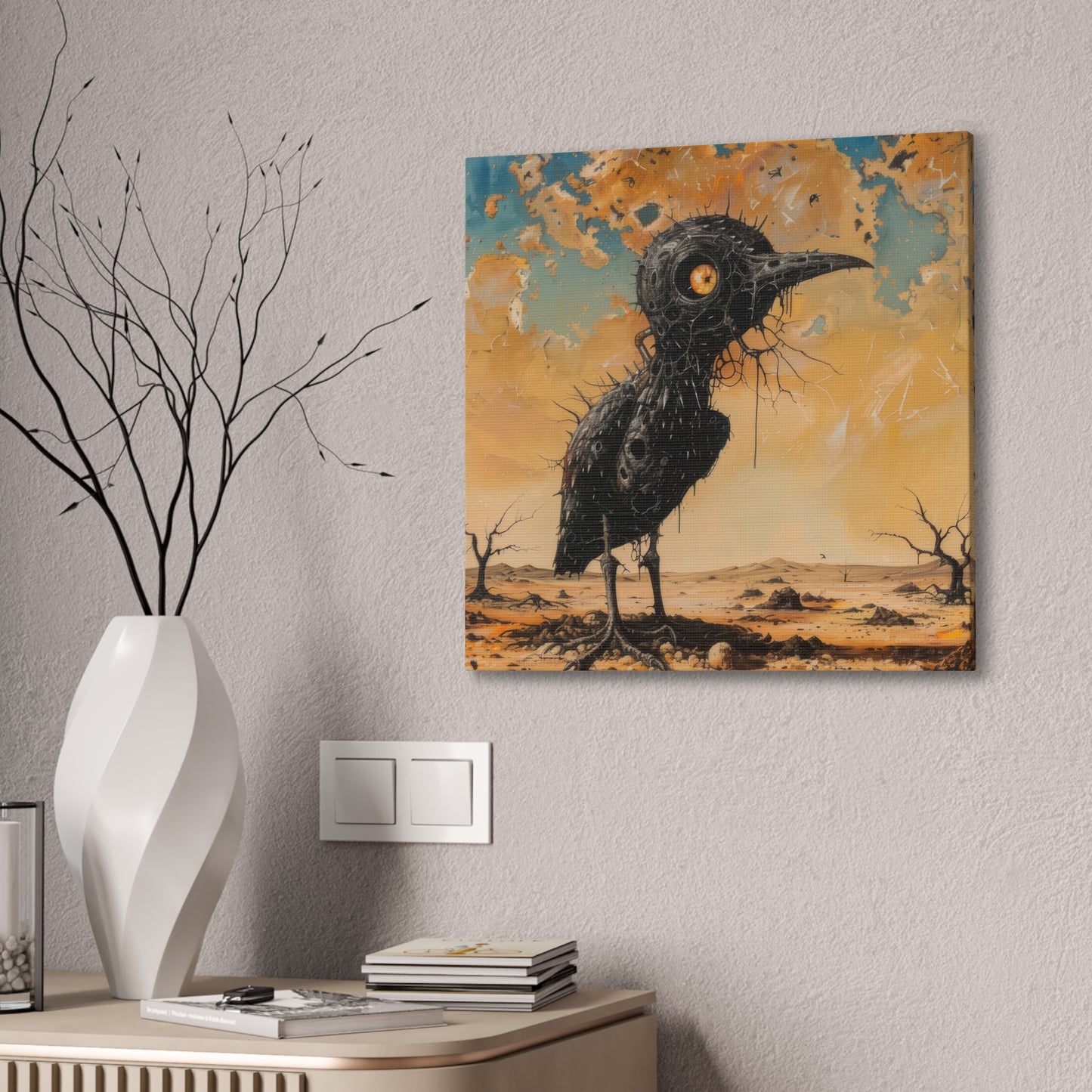 Apocalypse Bird - Canvas Stretched, 0.75"