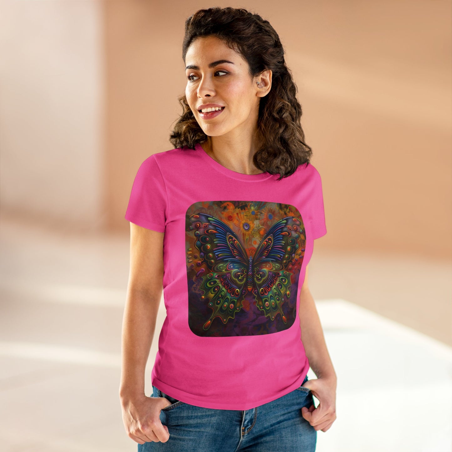 Butterfly - Women's Midweight Cotton Tee