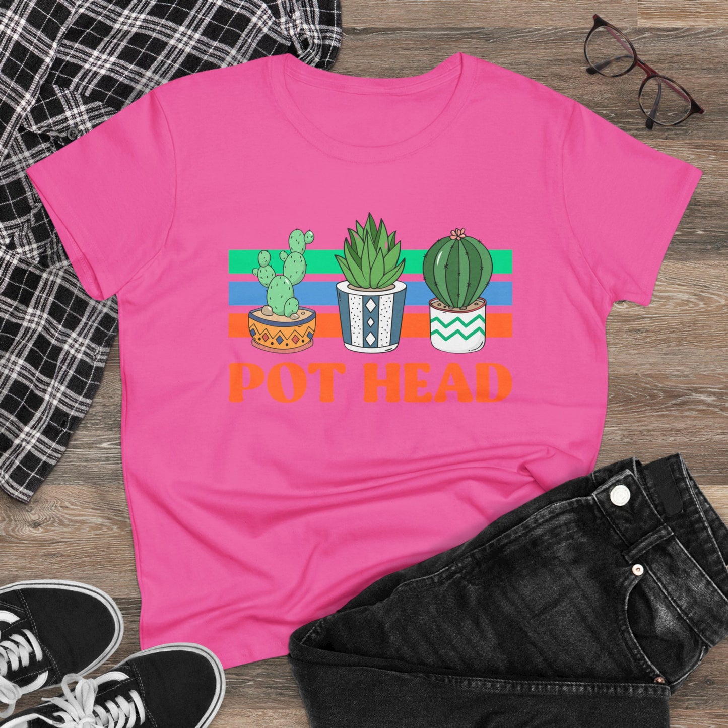 Pot Head - Gardening - Women's Midweight Cotton Tee