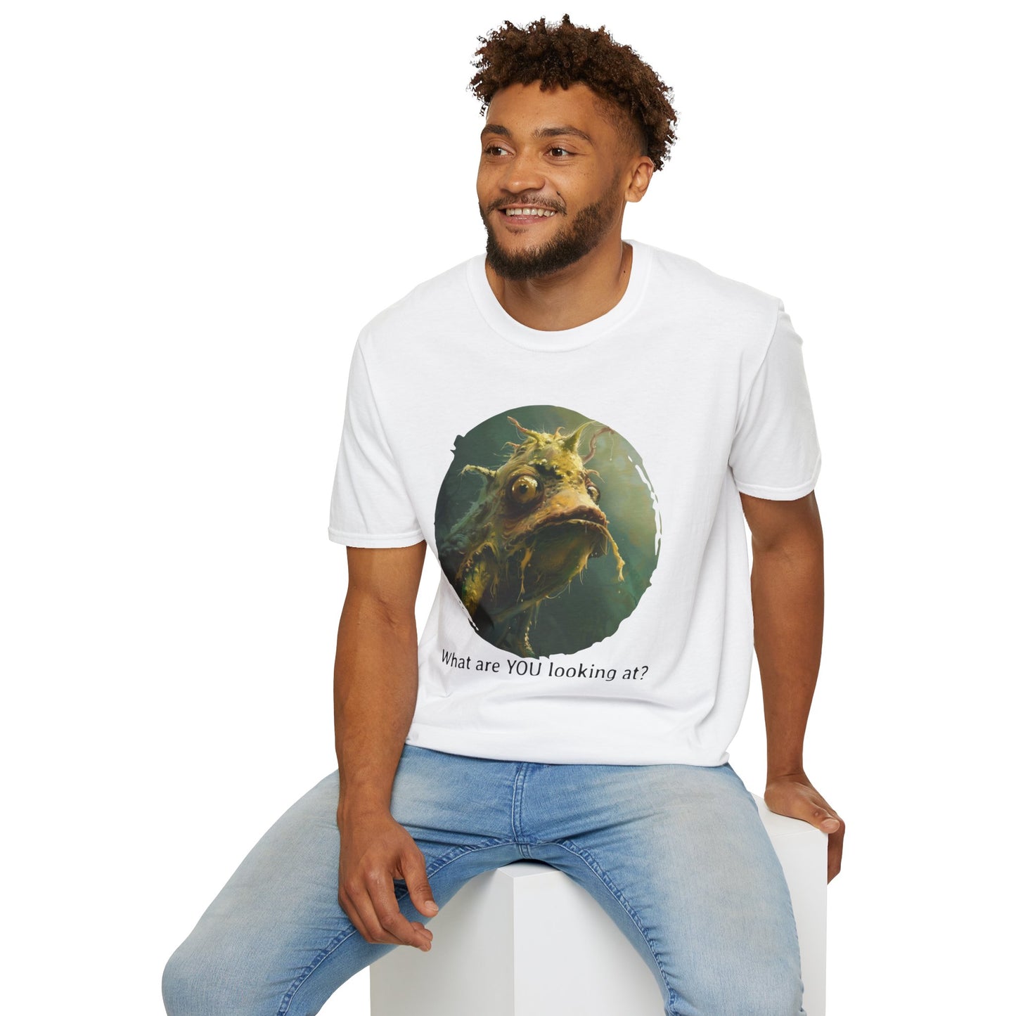 What Are You Looking At - Unisex Softstyle T-Shirt