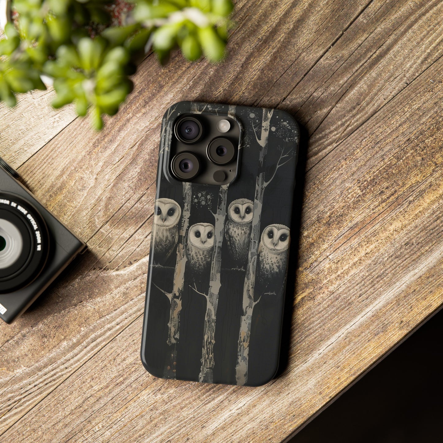 Owls at Night Phone Case