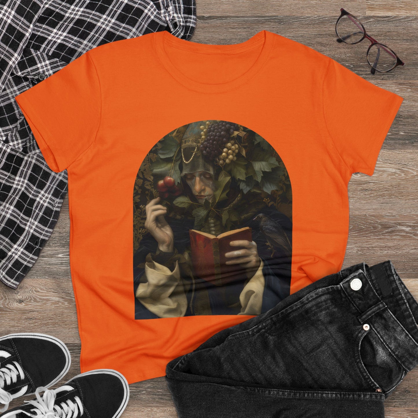 Solemn Reading - Fantasy - Women's Midweight Cotton Tee