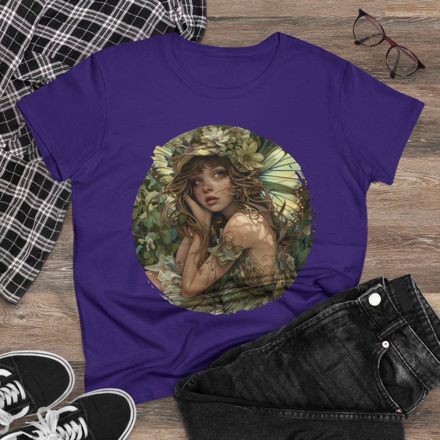 Fairy - Fantasy - Women's Midweight Cotton Tee