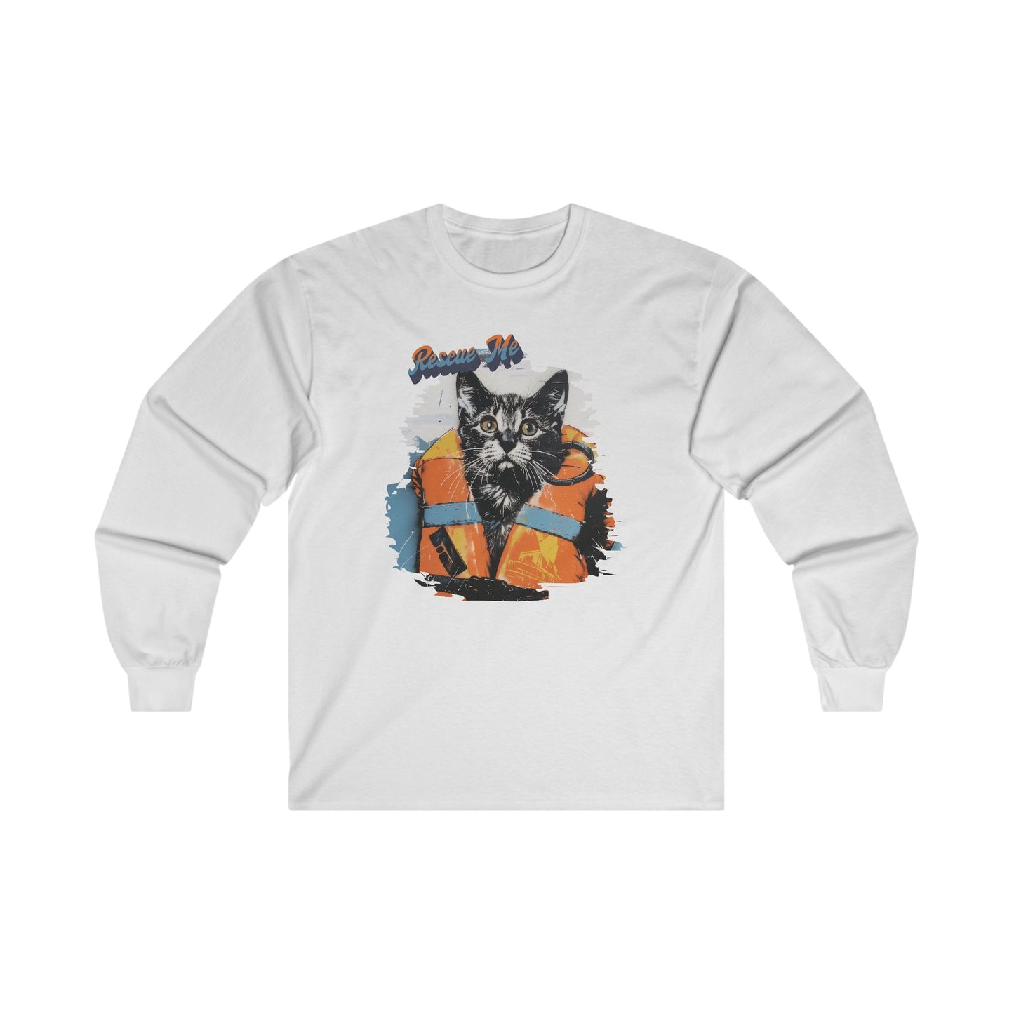 Rescue Cat - Unisex Ultra Cotton Long Sleeve Tee