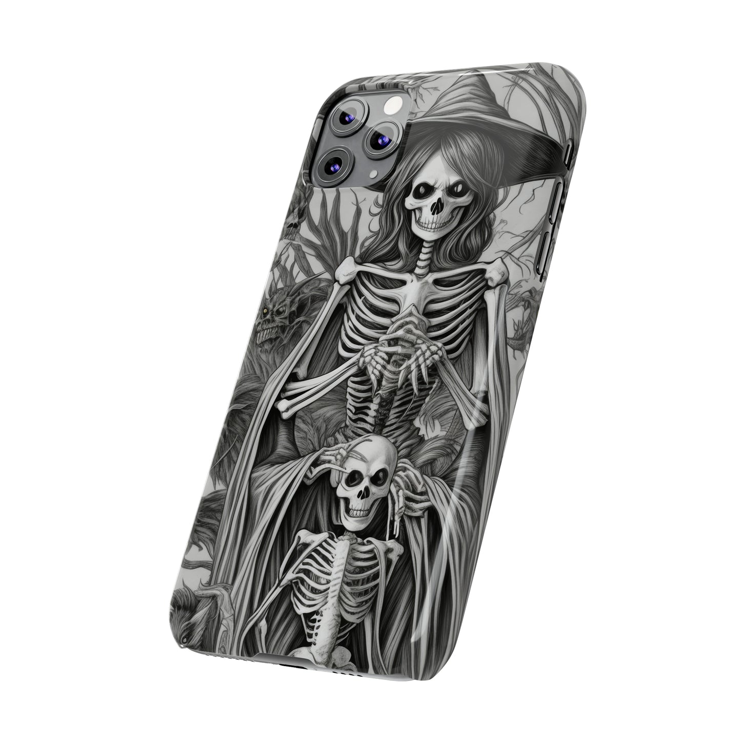 Skeleton Witch - Phone Case