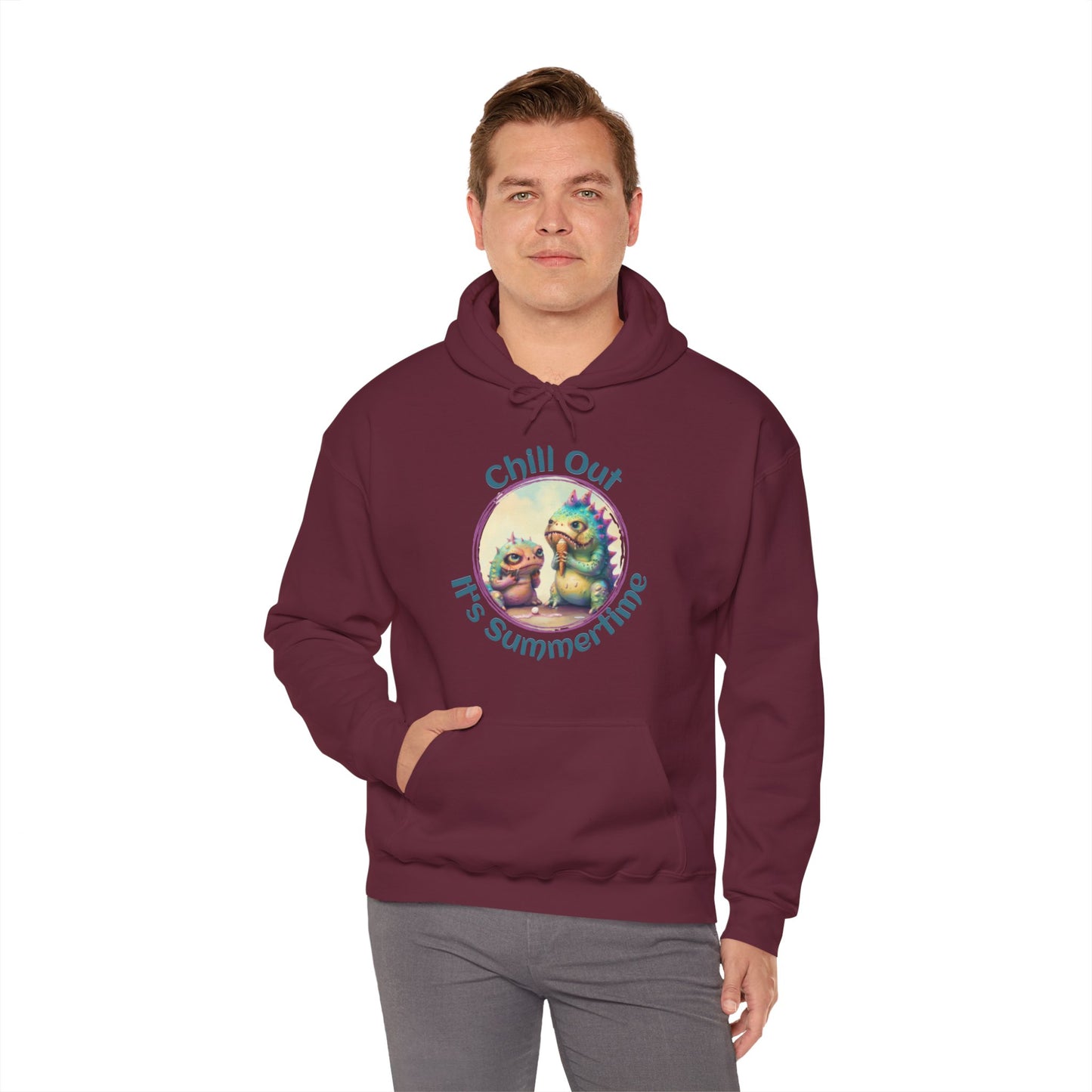 Chill Out for Summer - Unisex Heavy Blend™ Hooded Sweatshirt