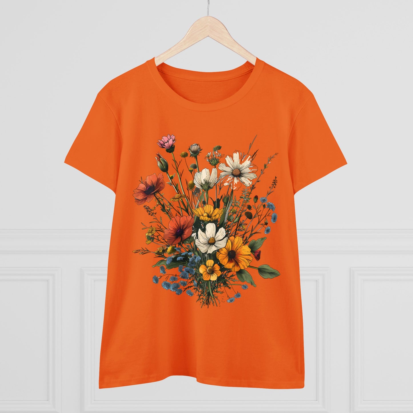 Wildflowers - Women's Midweight Cotton Tee