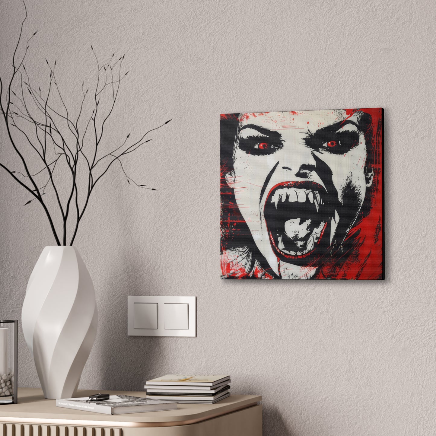 Vampire - Canvas Stretched, 0.75"