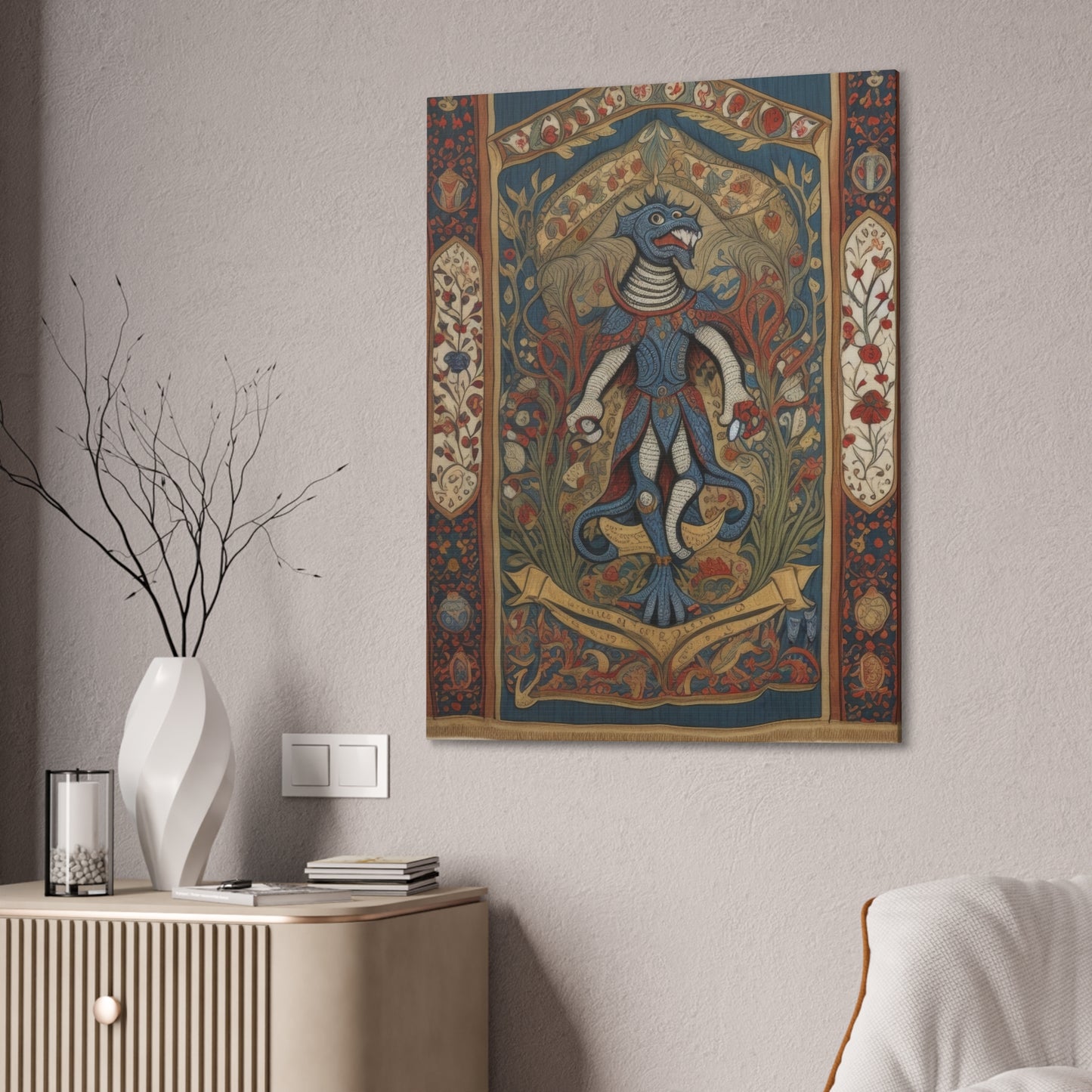 Medieval Tapestry - Canvas Stretched, 0.75"