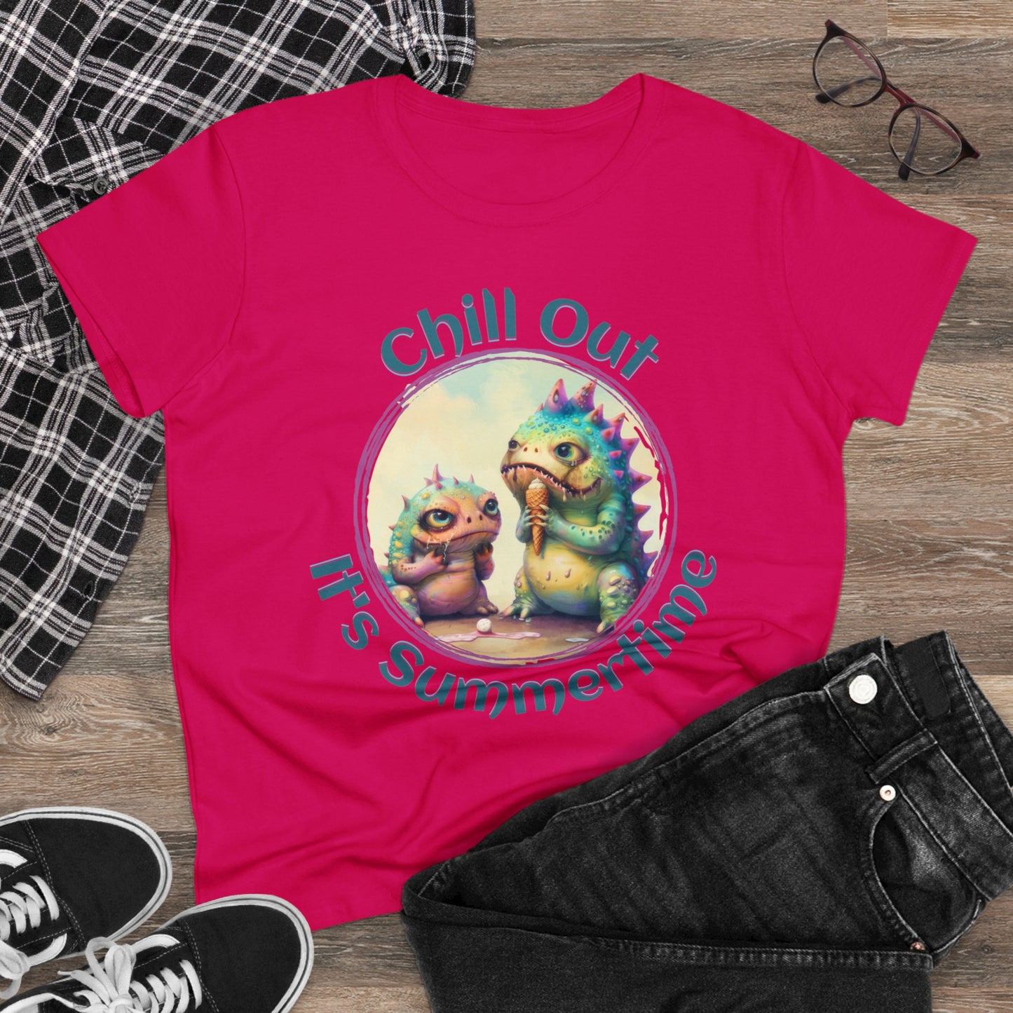 Chill Out for Summer - Women's Midweight Cotton Tee