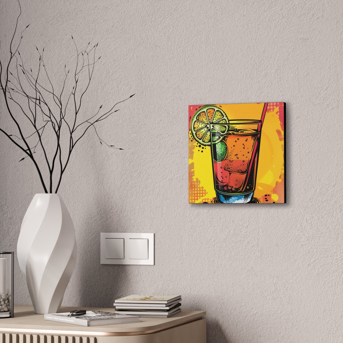 Summer Drinks - Canvas Stretched, 0.75"