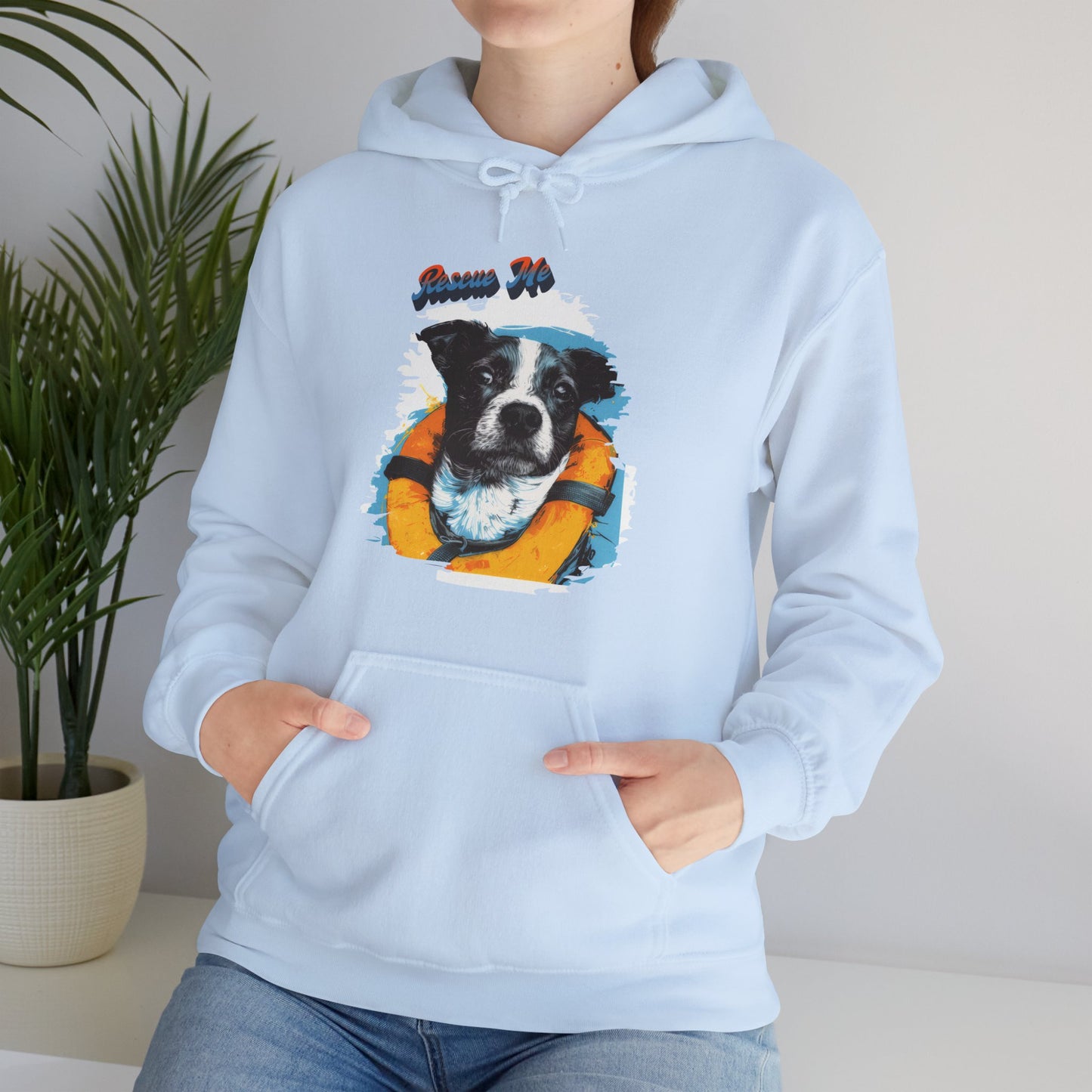 Rescue Dog - Unisex Heavy Blend™ Hooded Sweatshirt