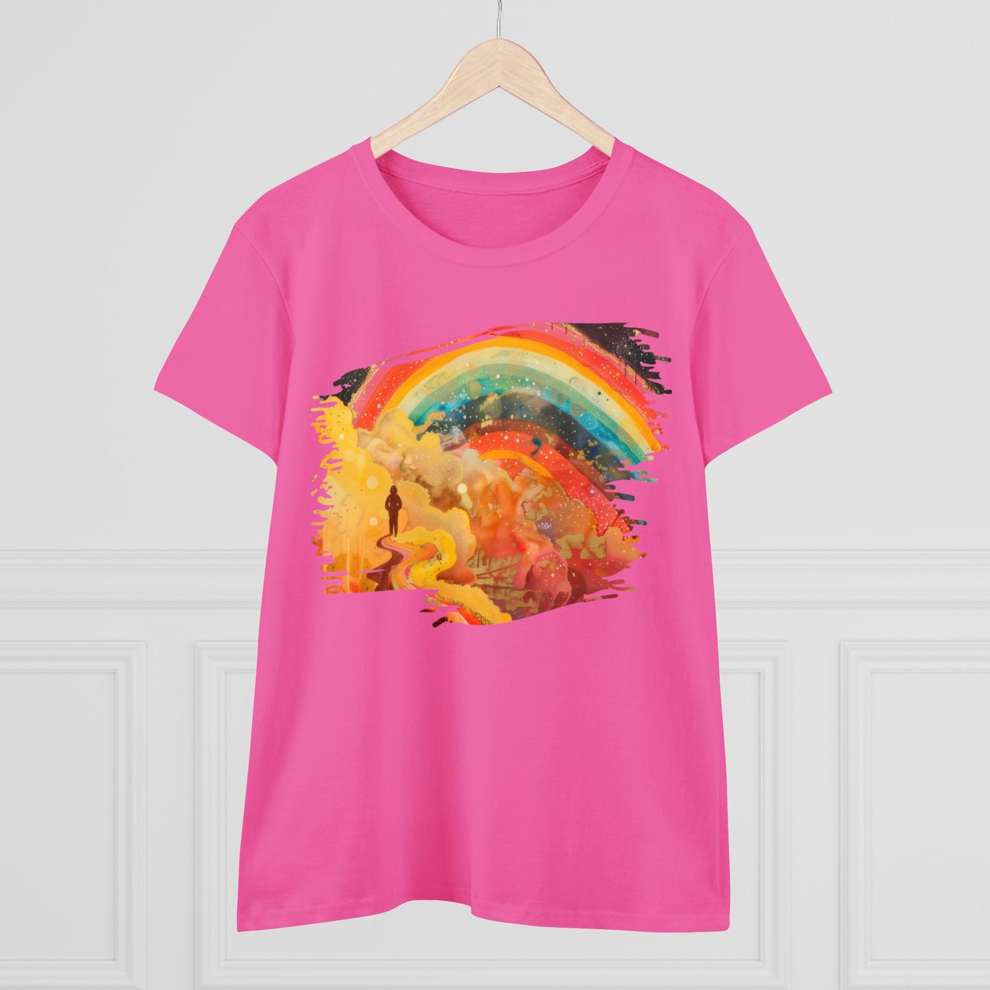 Chasing Rainbows - Women's Midweight Cotton Tee