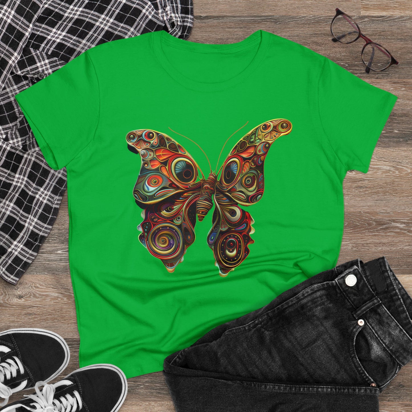 Butterfly - Women's Midweight Cotton Tee