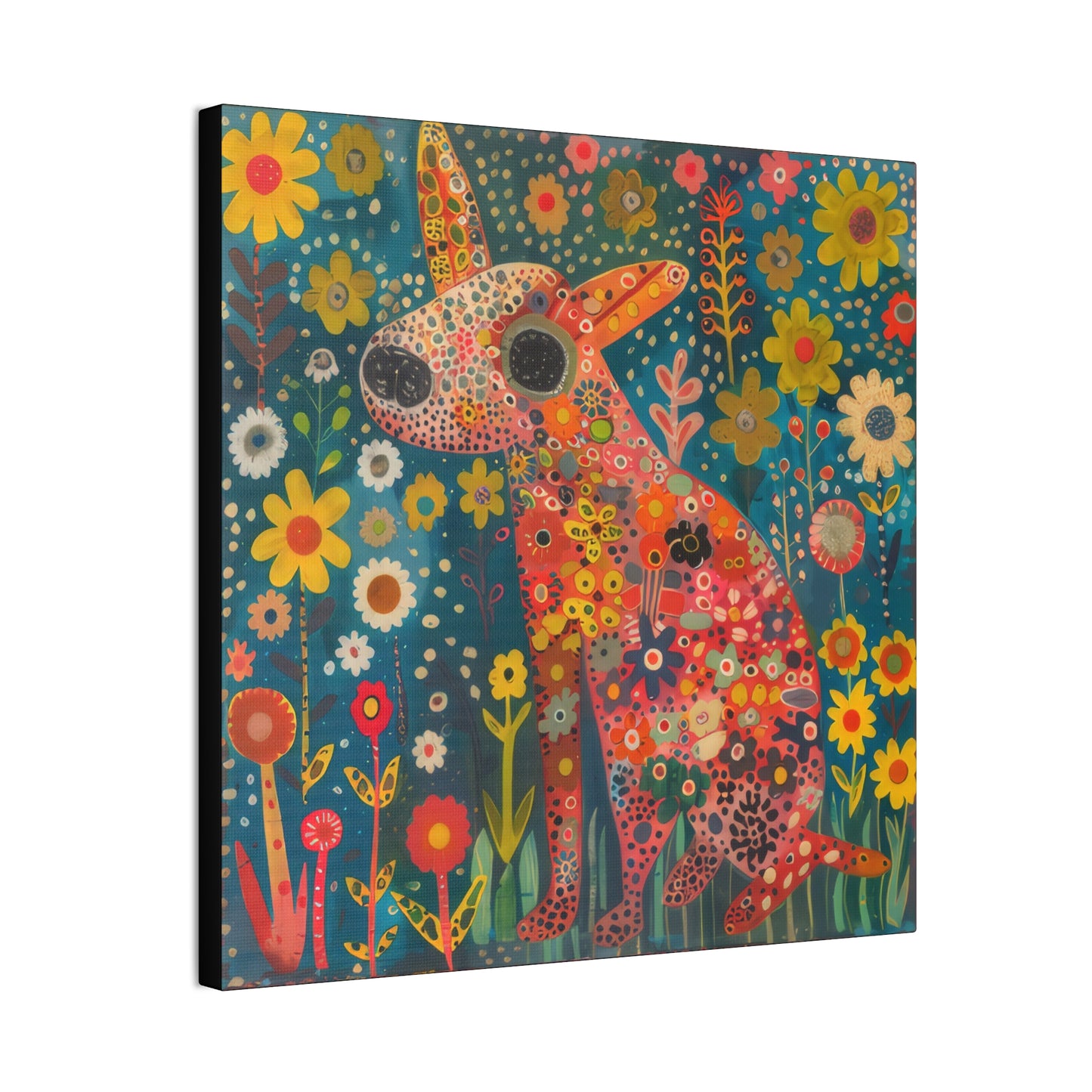 Spring Dog - Canvas Stretched, 0.75"