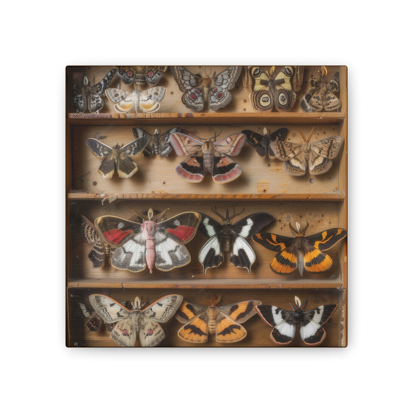 Moth Collection - Canvas Stretched, 0.75"