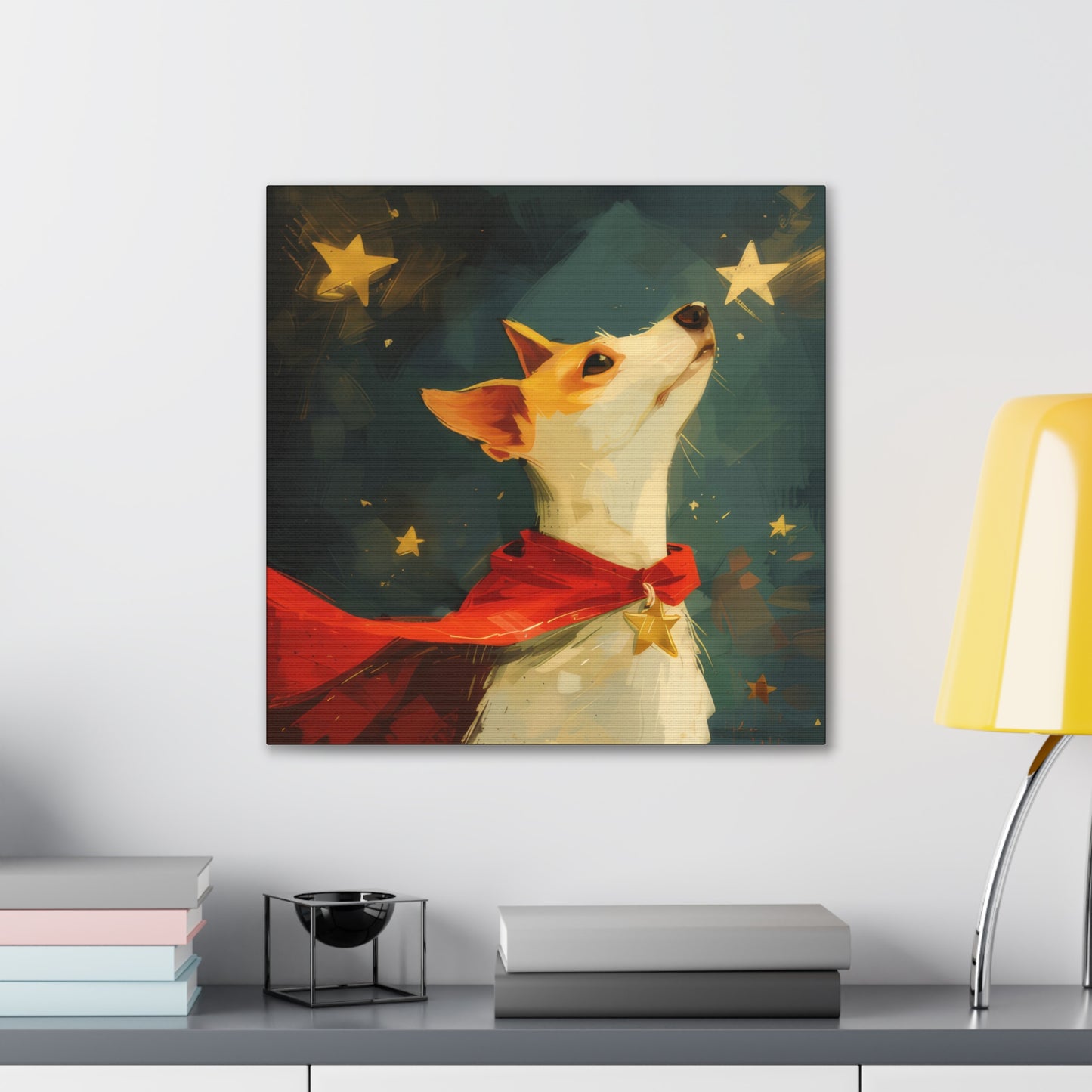 Star Dog Hero - Canvas Stretched, 0.75"