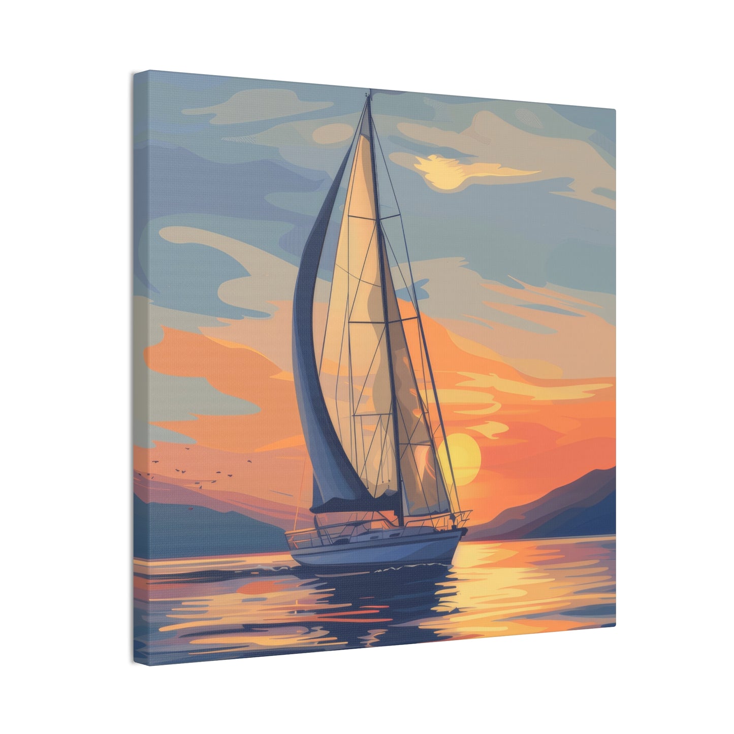 Sailing - Canvas Stretched, 0.75"