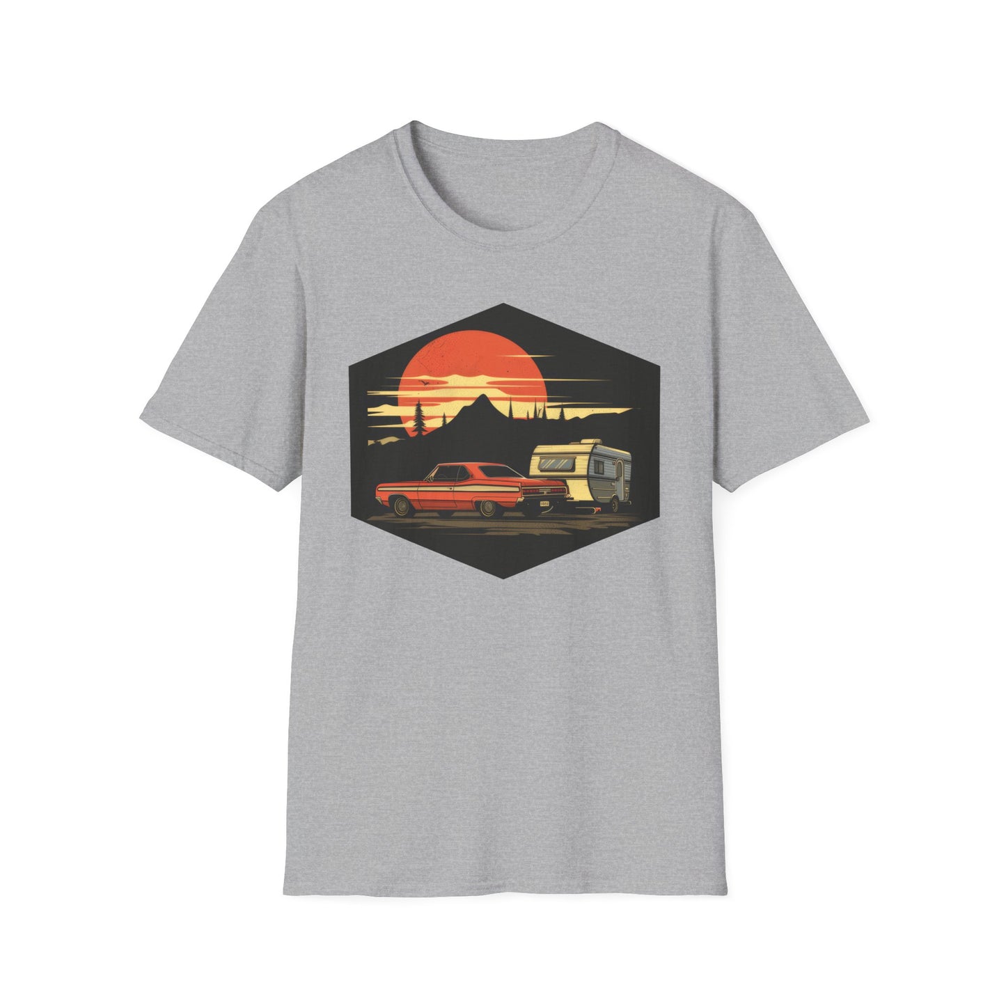 Camping! - Unisex Softstyle T-Shirt