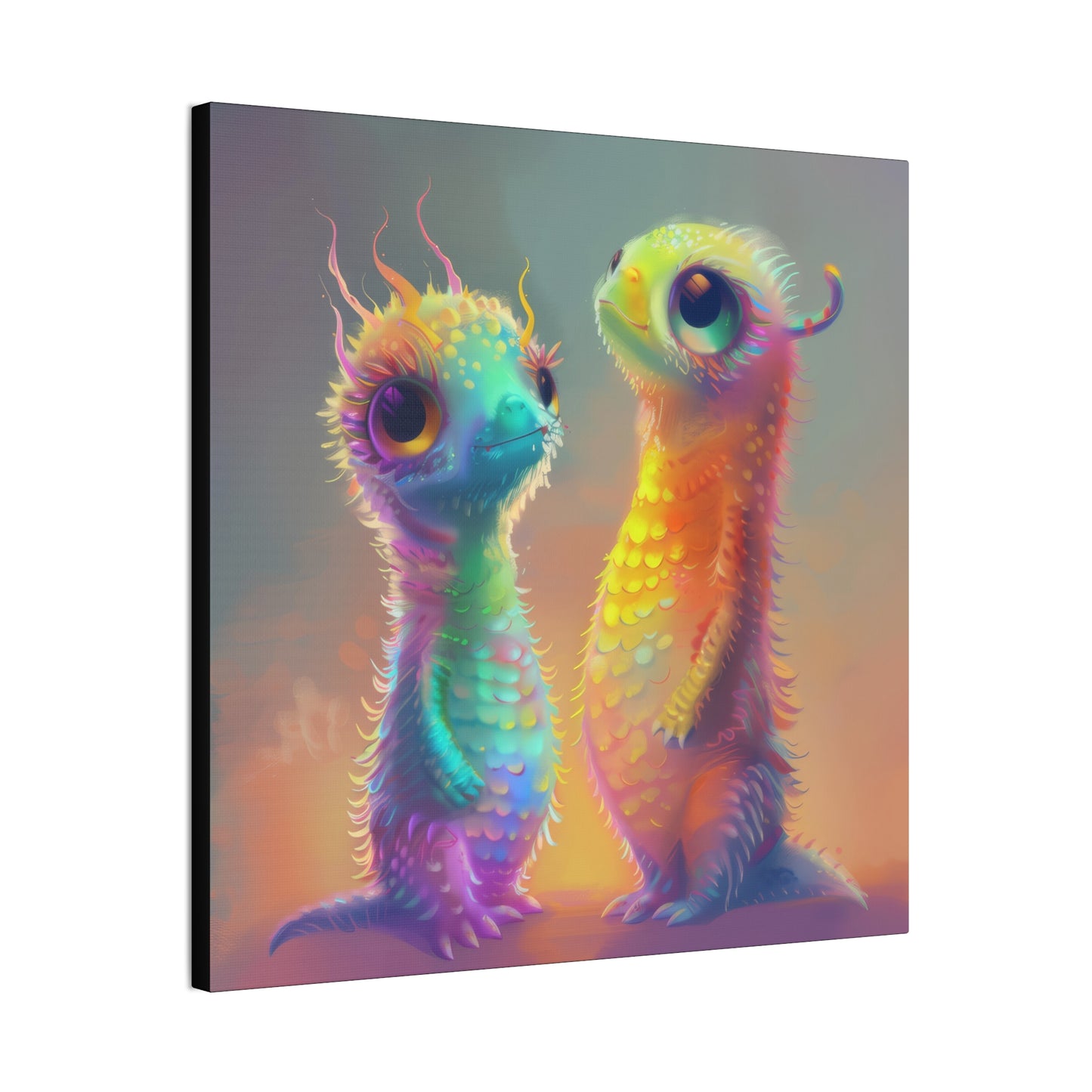 Iridescent Creatures - Canvas Stretched, 0.75"