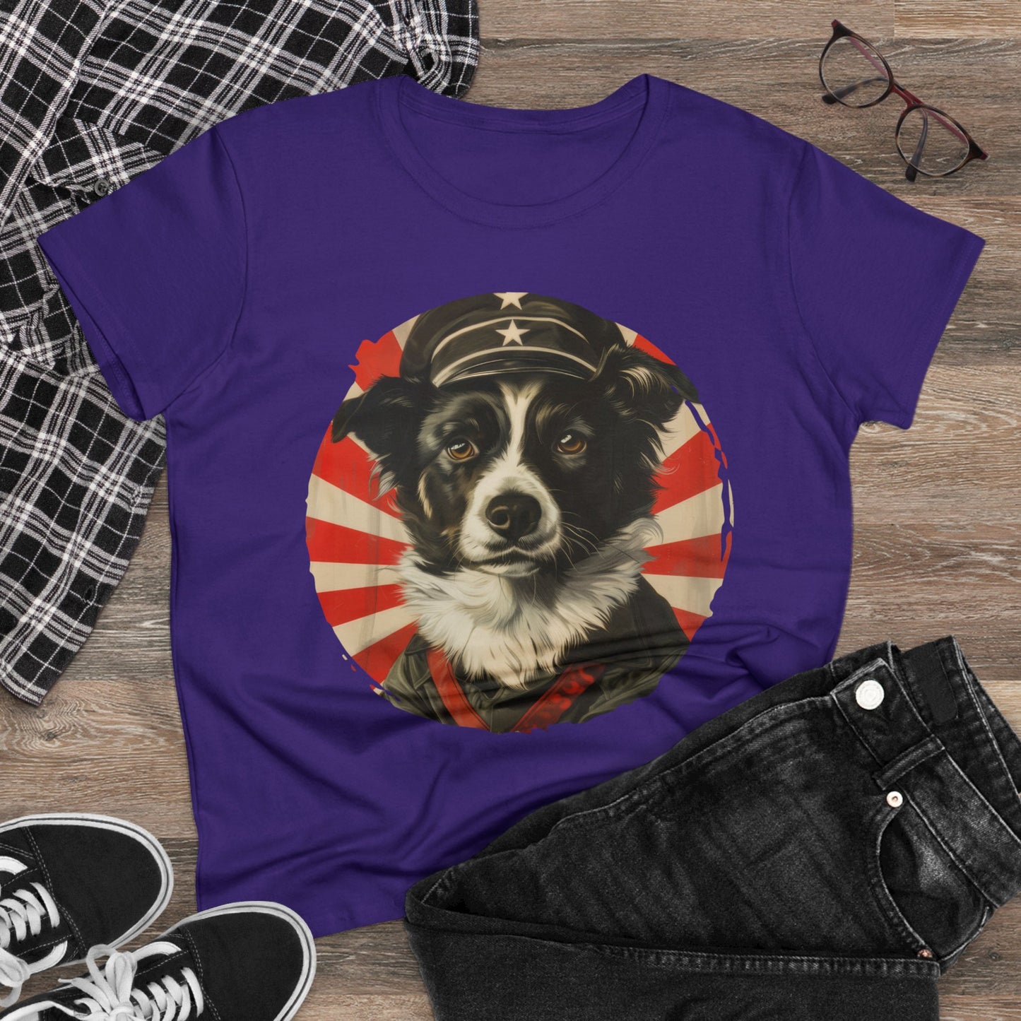 Comrade Canine - Women's Midweight Cotton Tee