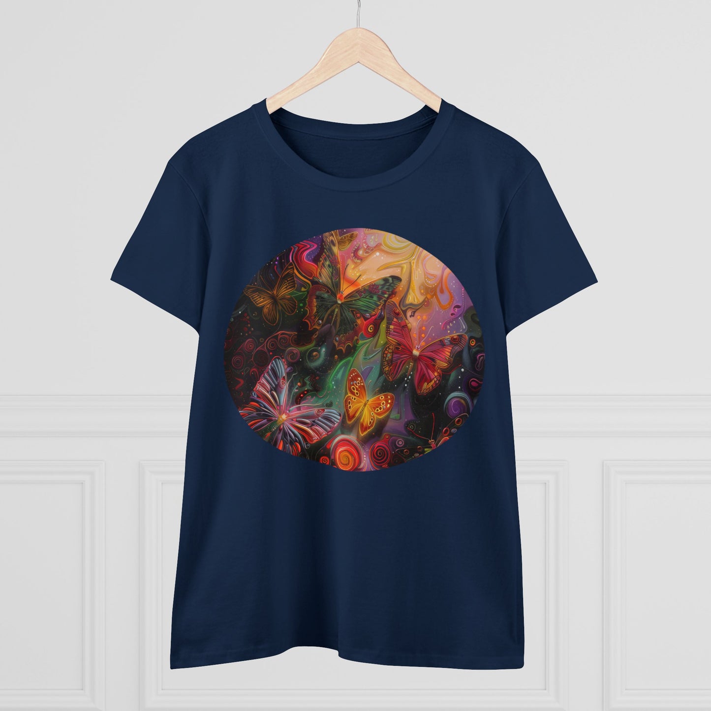 Butterflies - Women's Midweight Cotton Tee