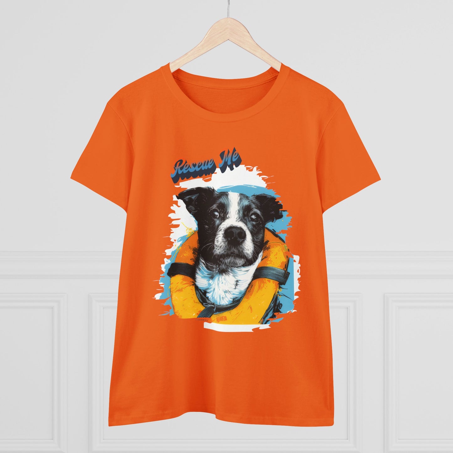 Rescue Dog - Women's Midweight Cotton Tee